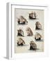 Portuguese Caravels from Memory of Armadas That from Portugal Passed to India-null-Framed Giclee Print