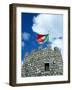 Portuguese Flag on Tower of Castelo dos Mouros, Portugal-Merrill Images-Framed Photographic Print