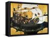 Portuguese Galleon-Kano Naizen-Framed Stretched Canvas