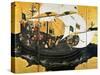 Portuguese Galleon-Kano Naizen-Stretched Canvas