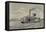 Portuguese Gunboat Commanded by Major Serpa Pinto, at the Mouth of the Zambezi River.-null-Framed Stretched Canvas