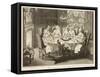 Portuguese Jews Celebrating the Feast of Passover, Illustration from 'Religious Ceremonies and…-Bernard Picart-Framed Stretched Canvas