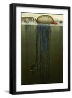 Portuguese Man O' War-F.W. Kuhnert-Framed Art Print