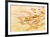 Portuguese Old Map-inaquim-Framed Art Print