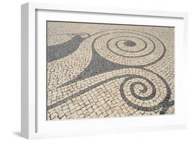 Portuguese Pavement-monysasi-Framed Art Print