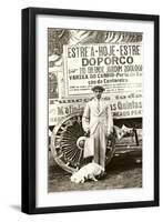 Portuguese Singing Dog Act-null-Framed Art Print