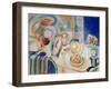 Portuguese Still Life, 1916 (Oil on Canvas)-Robert Delaunay-Framed Giclee Print