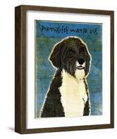 Portuguese Water Dog-John Golden-Framed Giclee Print