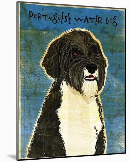 Portuguese Water Dog-John Golden-Mounted Giclee Print