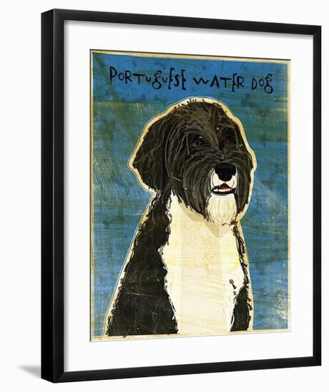 Portuguese Water Dog-John Golden-Framed Giclee Print