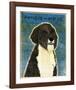 Portuguese Water Dog-John W^ Golden-Framed Art Print