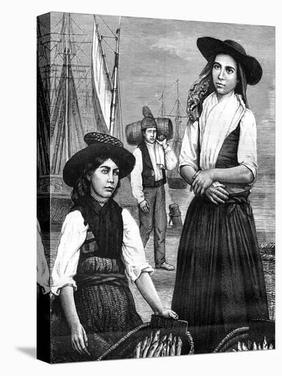 Portuguese Women, 19th Century-Ronjat-Stretched Canvas