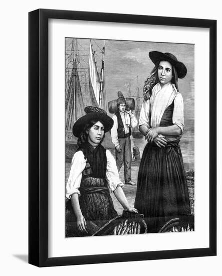 Portuguese Women, 19th Century-Ronjat-Framed Giclee Print