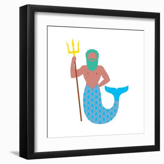 Pos from the Adriatic Ocean-Tosh-Framed Art Print