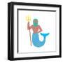 Pos from the Adriatic Ocean-Tosh-Framed Art Print