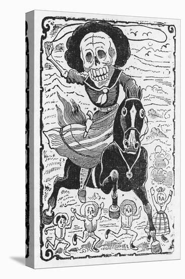 Posada: 'Calavera'-Jose Guadalupe Posada-Stretched Canvas