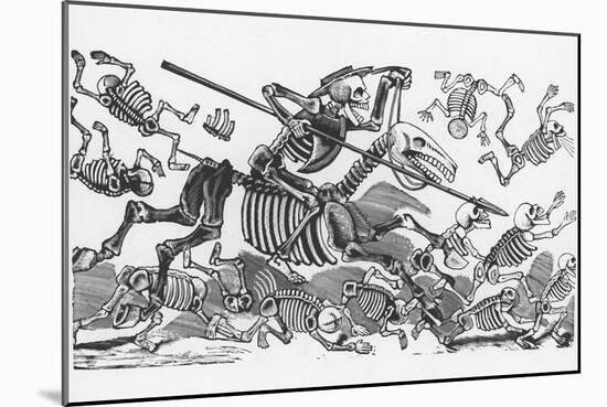 Posada: Don Quijote-Jose Guadalupe Posada-Mounted Giclee Print