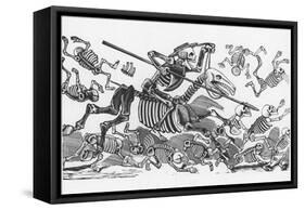 Posada: Don Quijote-Jose Guadalupe Posada-Framed Stretched Canvas