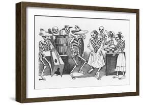 Posada: Happy Dance-Jose Guadalupe Posada-Framed Giclee Print