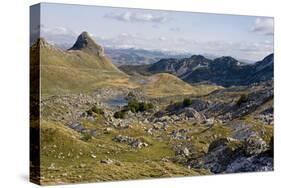 Poscenska Valley, Snow on Distant Mountains, Durmitor Np, Montenegro, October 2008-Radisics-Stretched Canvas