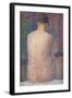 Pose from the Back-Georges Seurat-Framed Art Print