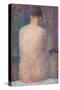 Pose from the Back-Georges Seurat-Stretched Canvas