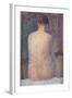 Pose from the Back-Georges Seurat-Framed Giclee Print