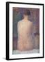 Pose from the Back-Georges Seurat-Framed Giclee Print