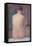 Pose from the Back-Georges Seurat-Framed Stretched Canvas