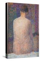 Pose from the Back-Georges Seurat-Stretched Canvas