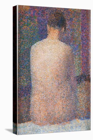 Pose from the Back-Georges Seurat-Stretched Canvas