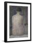 Pose from the Back-Georges Seurat-Framed Giclee Print