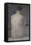 Pose from the Back-Georges Seurat-Framed Stretched Canvas