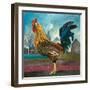 Posed Cockerel-Alex Williams-Framed Giclee Print