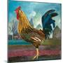 Posed Cockerel-Alex Williams-Mounted Giclee Print