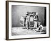 Posed Portrait of a Street Food Seller, C.1875-William Saunders-Framed Photographic Print