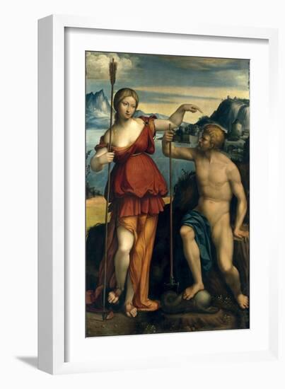 Poseidon and Athena-Garofalo-Framed Giclee Print