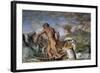 Poseidon and the Nereids in the Hall of Cupid and Psyche of Palazzo Odescalchi at Bassano Romano-null-Framed Giclee Print