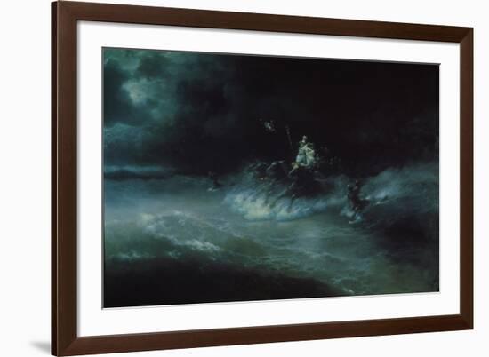 Poseidon's Travel over the Sea, 1894-Ivan Konstantinovich Aivazovsky-Framed Giclee Print