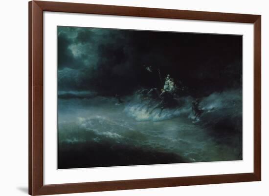 Poseidon's Travel over the Sea, 1894-Ivan Konstantinovich Aivazovsky-Framed Giclee Print