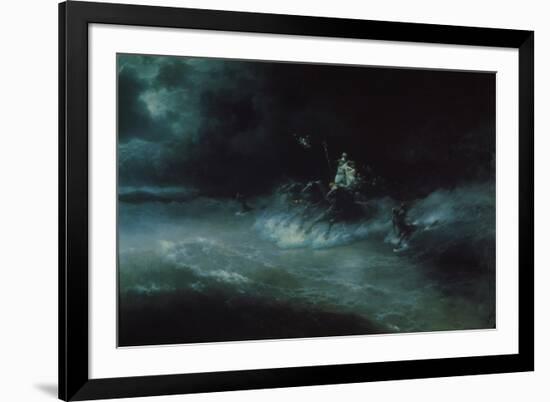 Poseidon's Travel over the Sea, 1894-Ivan Konstantinovich Aivazovsky-Framed Giclee Print