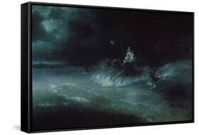 Poseidon's Travel over the Sea, 1894-Ivan Konstantinovich Aivazovsky-Framed Stretched Canvas