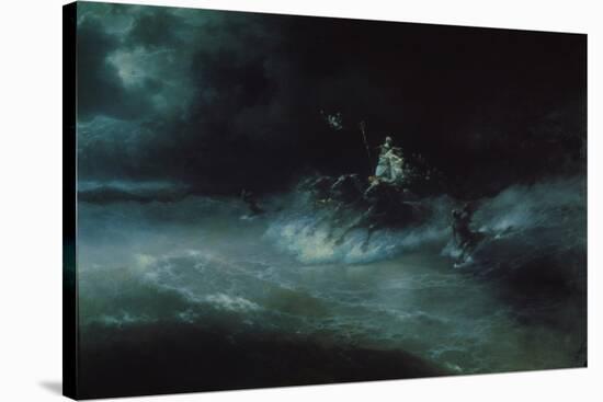 Poseidon's Travel over the Sea, 1894-Ivan Konstantinovich Aivazovsky-Stretched Canvas