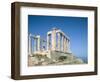 Poseidon Temple in the Sounion National Park, Greece, Attica-Rainer Hackenberg-Framed Photographic Print