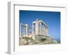 Poseidon Temple in the Sounion National Park, Greece, Attica-Rainer Hackenberg-Framed Photographic Print