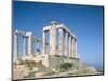 Poseidon Temple in the Sounion National Park, Greece, Attica-Rainer Hackenberg-Mounted Photographic Print