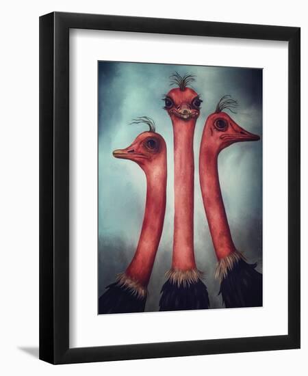 Posers 4-Leah Saulnier-Framed Giclee Print