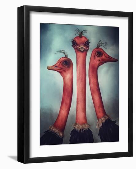 Posers 4-Leah Saulnier-Framed Giclee Print