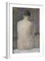 Poseuse de dos-Georges Seurat-Framed Giclee Print