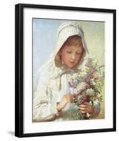 Posey of Pretty Flowers-Karl Wilhelm Friedrich Bauerle-Framed Art Print